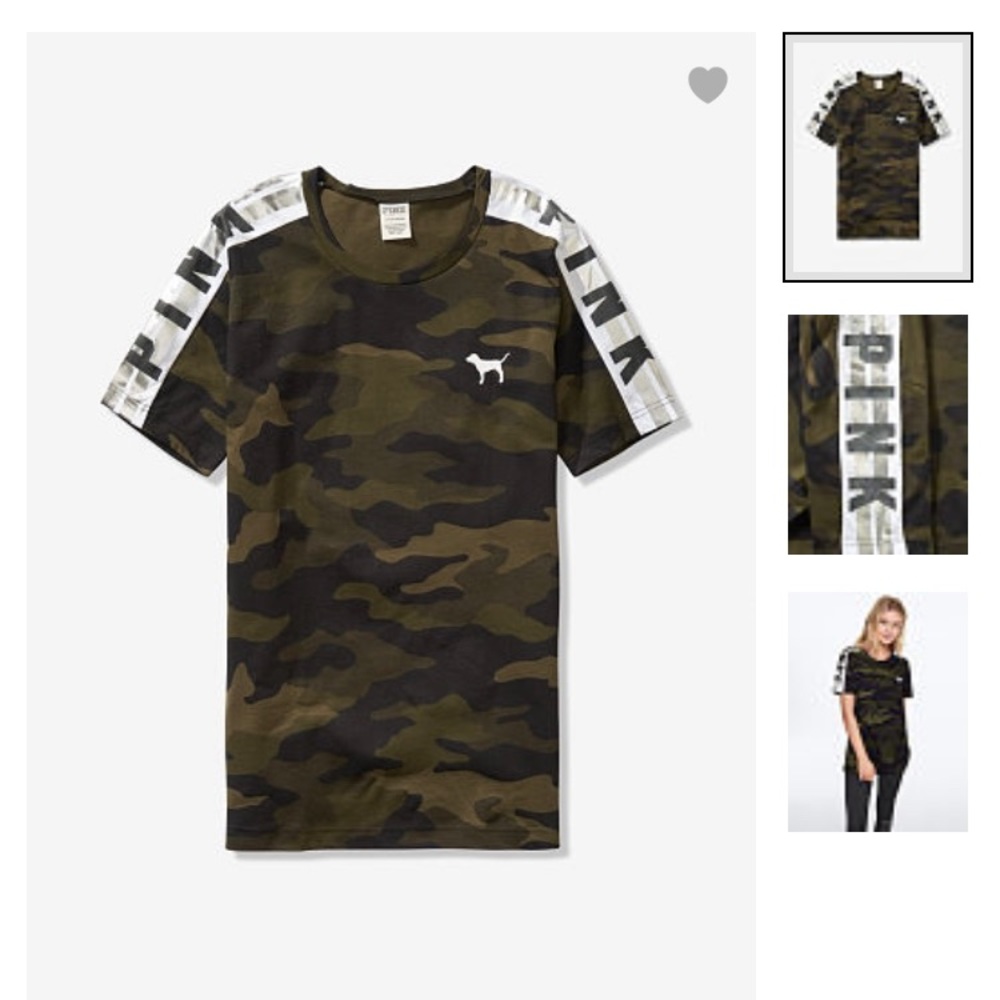 (Sold) Campus Camo Short sleeve Tee